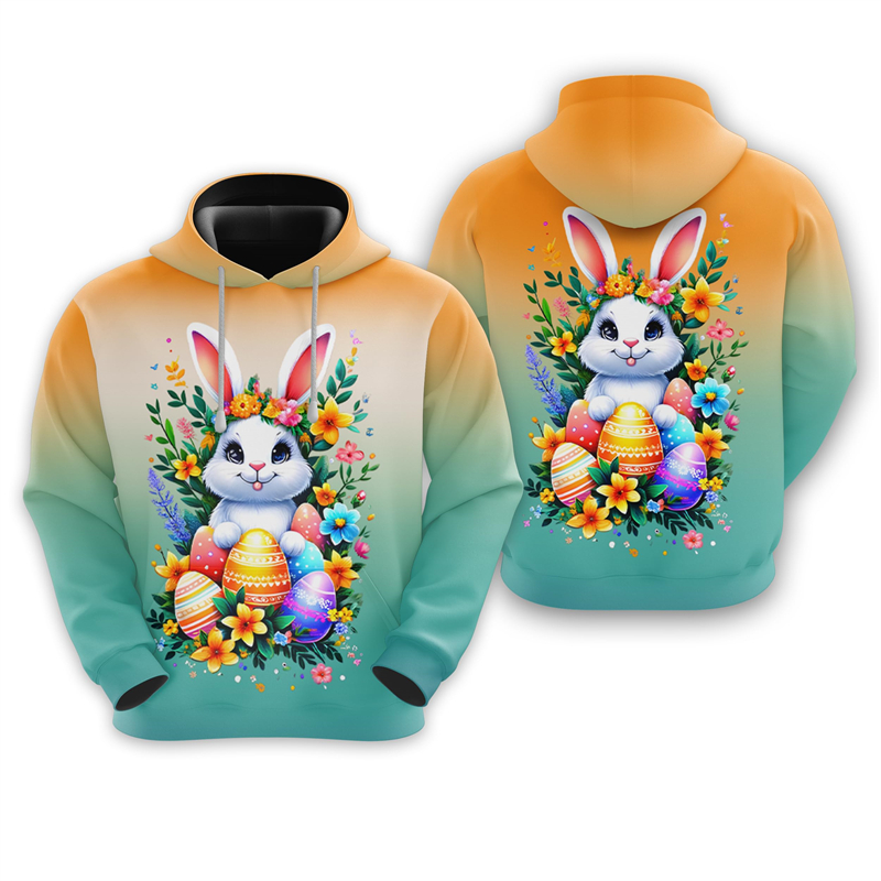 Easter Rabbit 3D Print Hoodies – 3D Printing Rabbit recenzja i cena