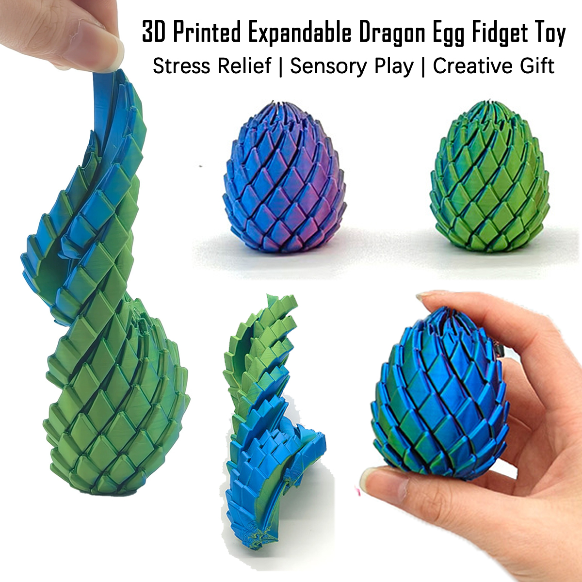 NEW 3D Printed Spiral Fidget D – 3D Printing Egg recenzja i cena