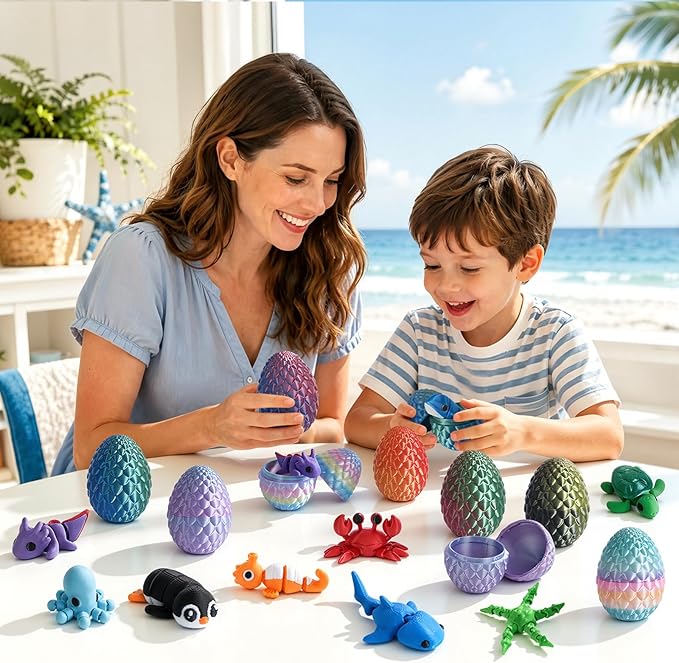 24pcs 3D Printed Surprise Egg  – 3D Printing Model recenzja i cena