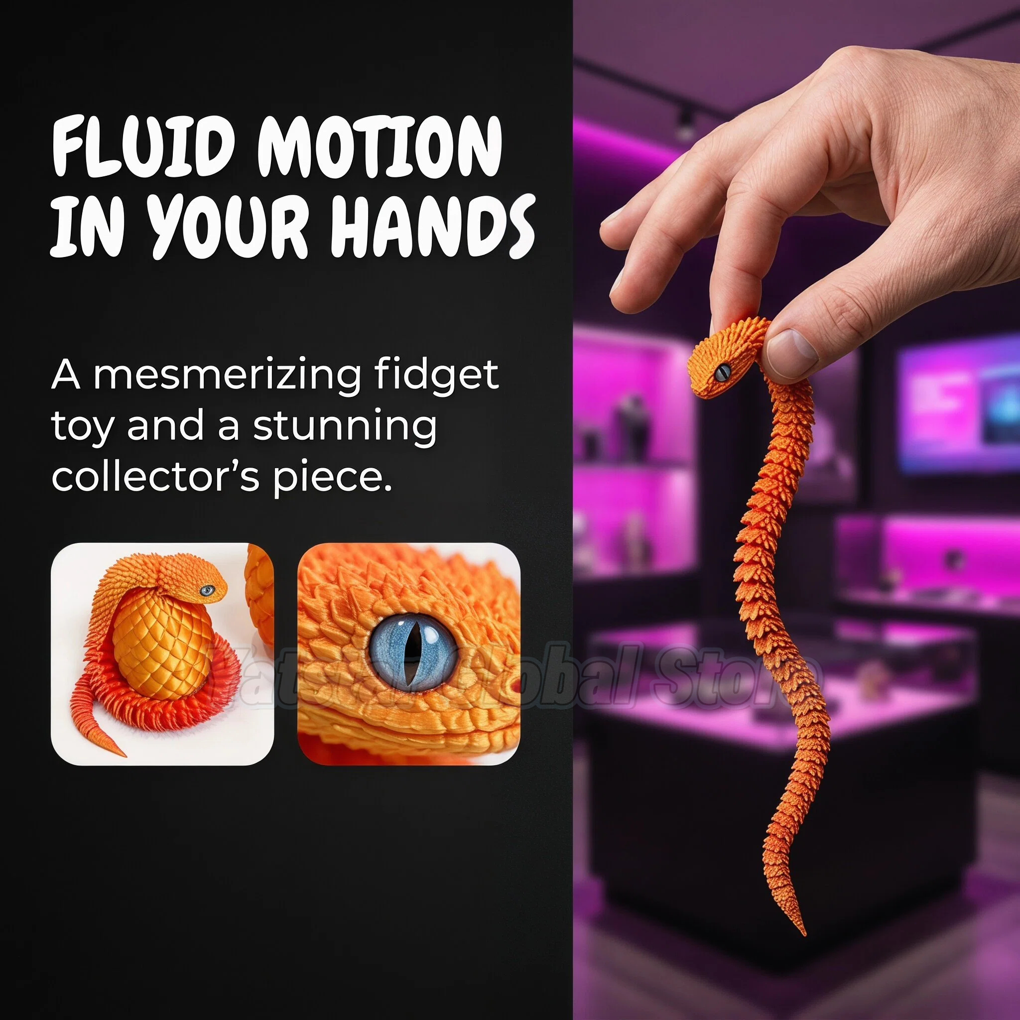 3D Printed Snake Egg Toy Creat – 3D Printing Egg recenzja i cena