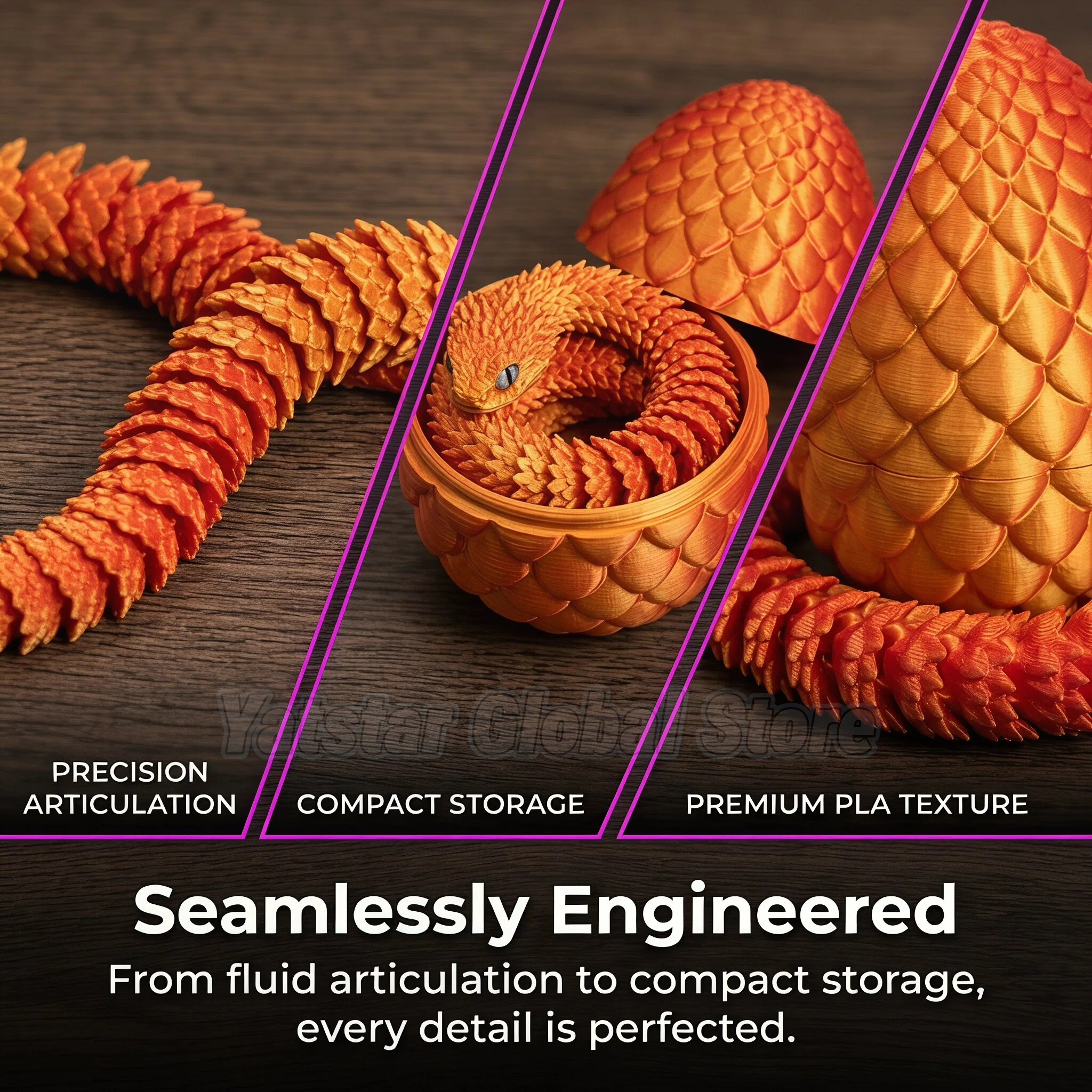 3D Printed Snake Egg Toy Creat – 3D Printing Egg recenzja i cena